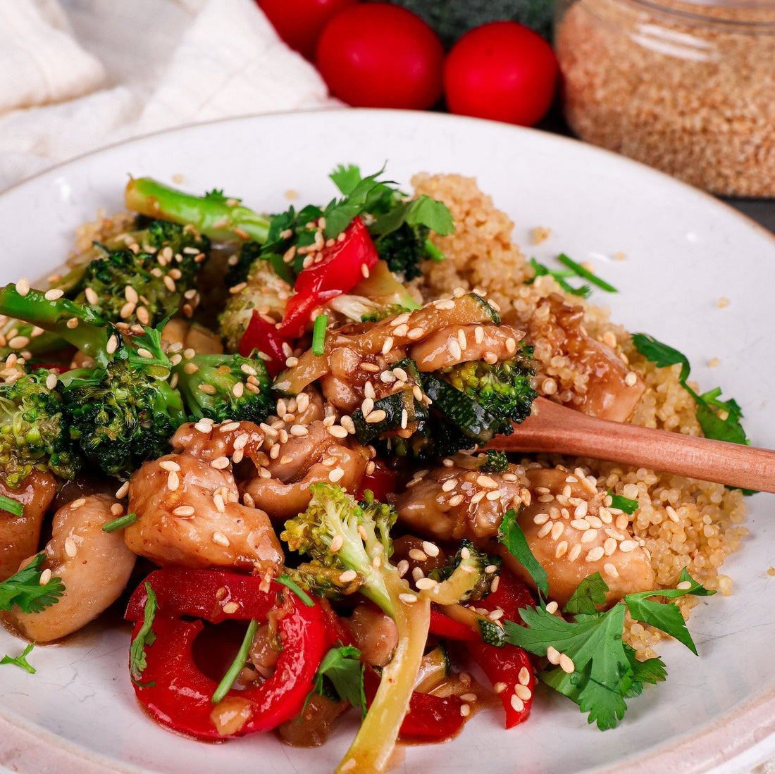 Healthy Mongolian Chicken recipe