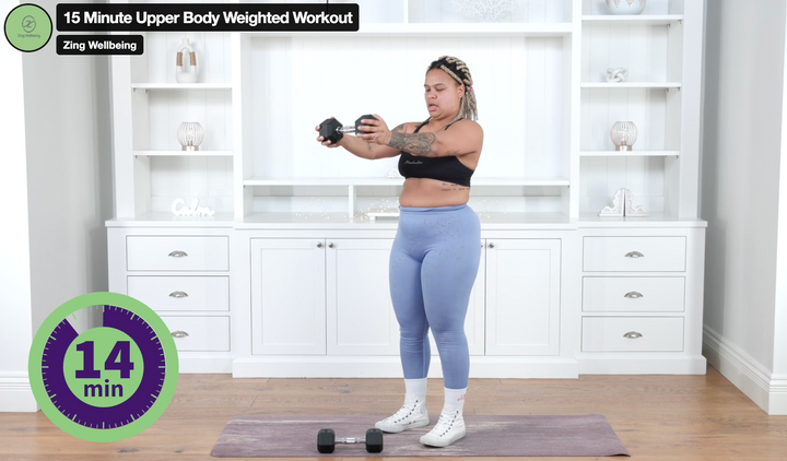 15 Minute Upper Body Weighted Workout