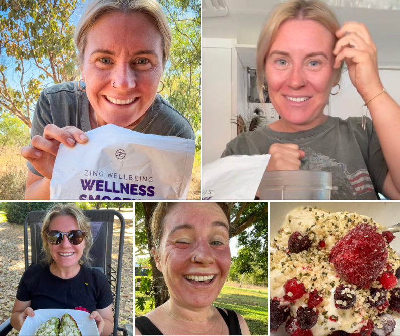 Join Rae’s accountability challenge with Zing Wellbeing