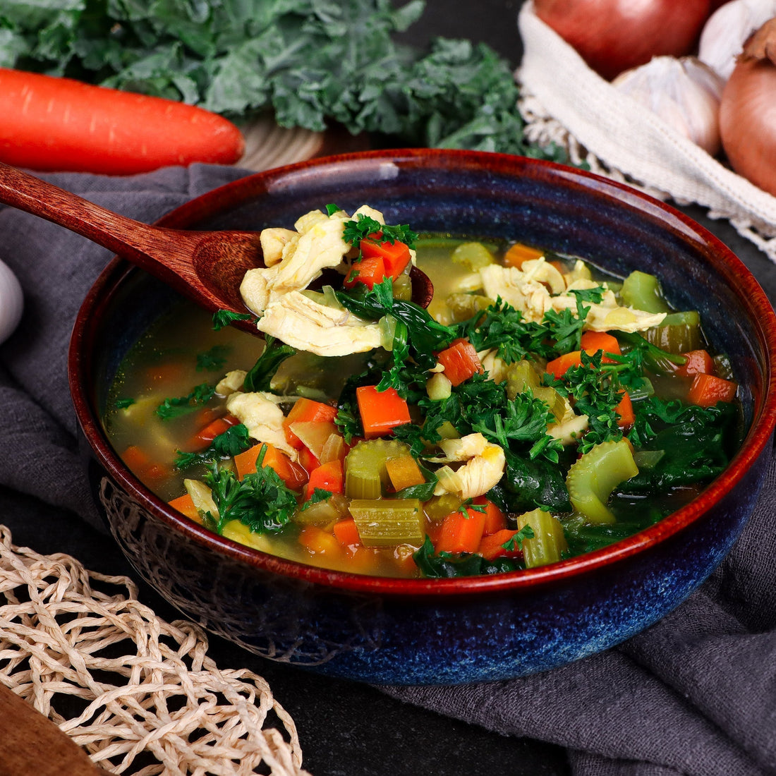 Easy Gut Healing Chicken Soup (Anti-Inflammatory and Nourishing)