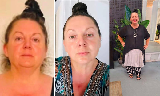 Julijana has dropped THREE DRESS SIZES!