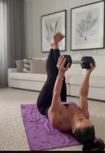 Core workout - Leg raise