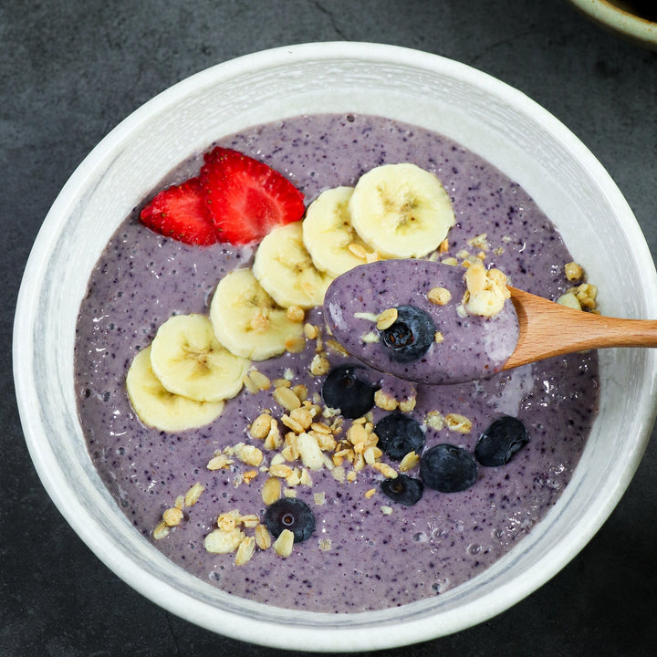 Heart & gut healthy high-protein smoothie bowl: Support blood pressure, digestion immunity