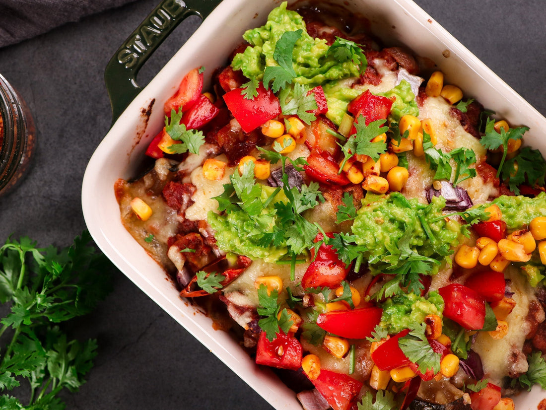 Gut Healthy, high fibre Sweet Potato Nachos