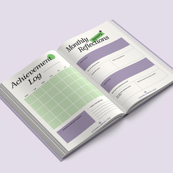 Zing Wellbeing Diary & Planner 2025 Limited Edition
