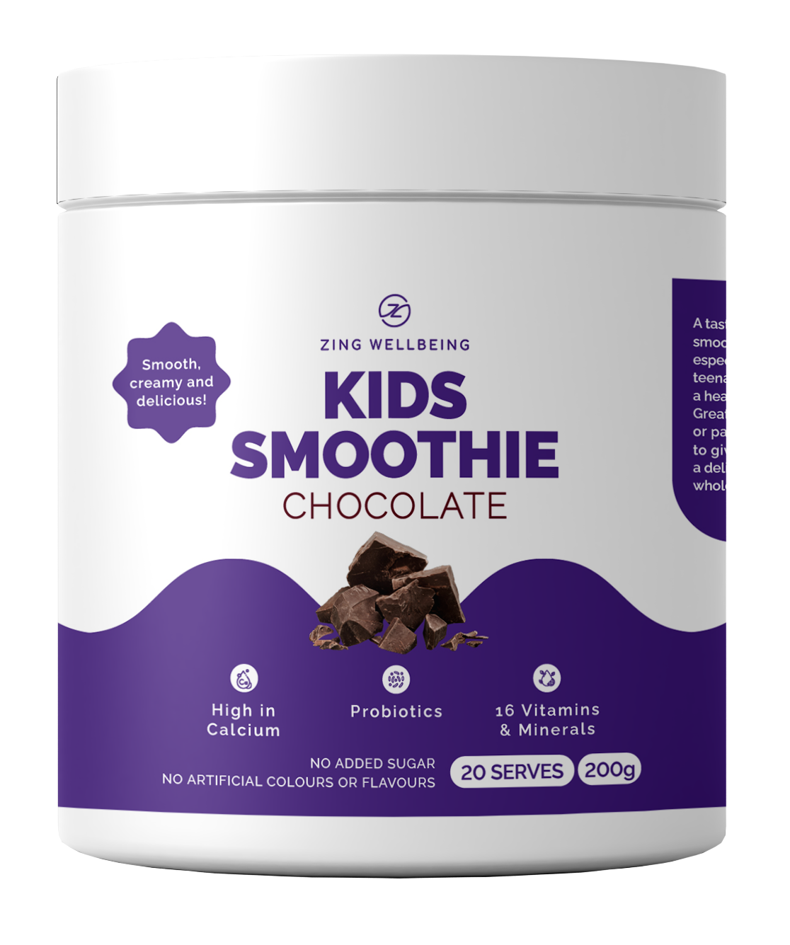 PRE-ORDER Zing Wellbeing Kids Smoothie (in stock end of May)