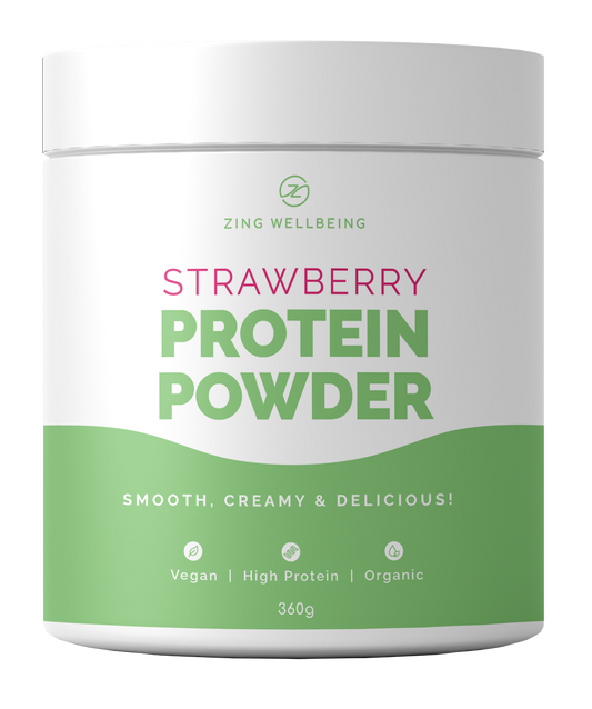 Zing Wellbeing Protein Powder - Strawberry Flavour