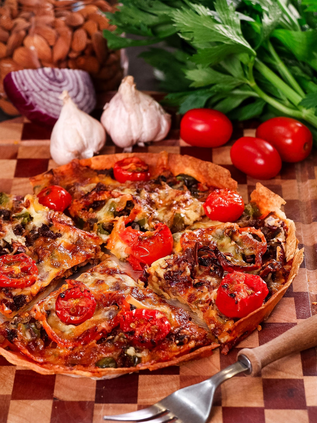 5-Minute High-Protein No-Dough Pizza