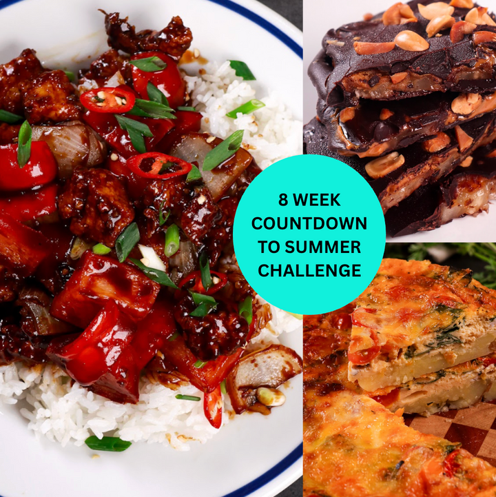 Your 8-week countdown to Summer: 100 new recipes, 12 new workouts, and a whole new you!