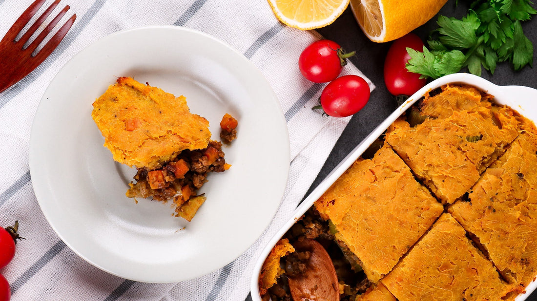 Beef Stew with Sweet Potato Topping