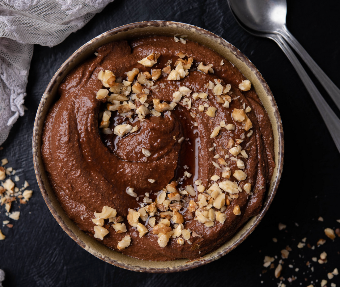 Healthy chocolate recipe! Dessert hummus