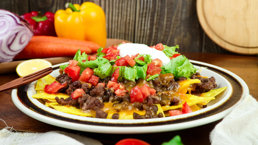 BUDGET beef nachos $2.21 per serve