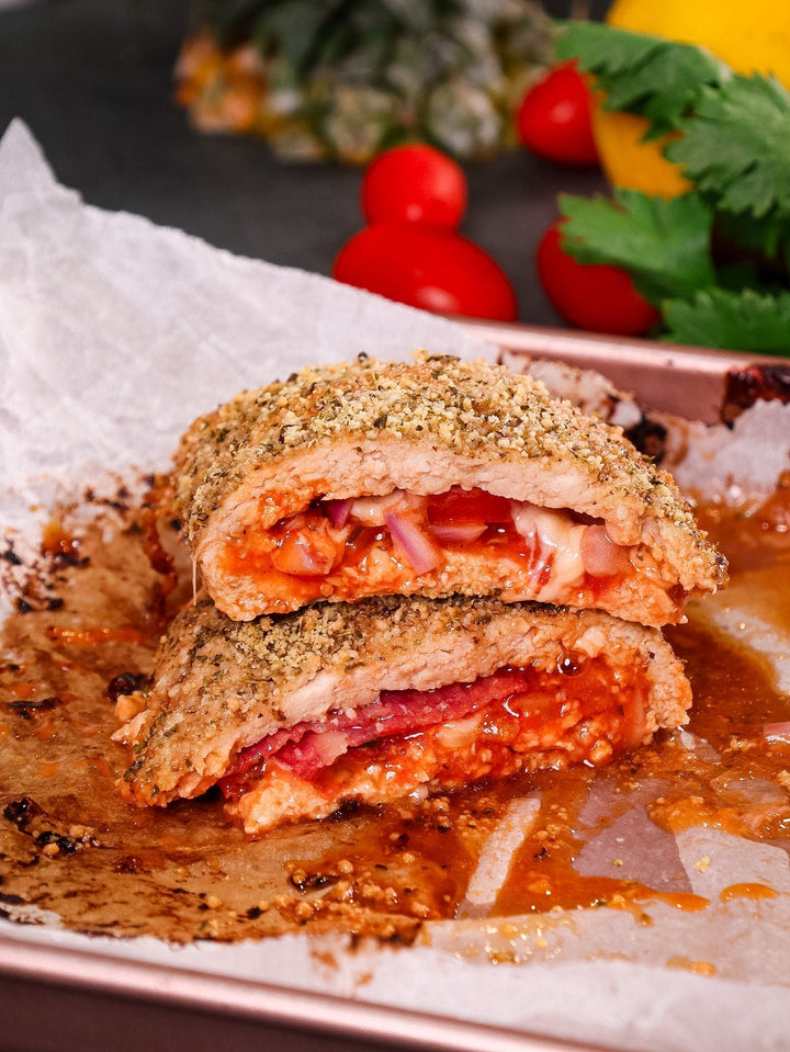 Asian Teriyaki Chicken Pizza Pockets