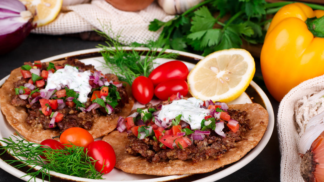 Lamb Tabbouleh Tortillas