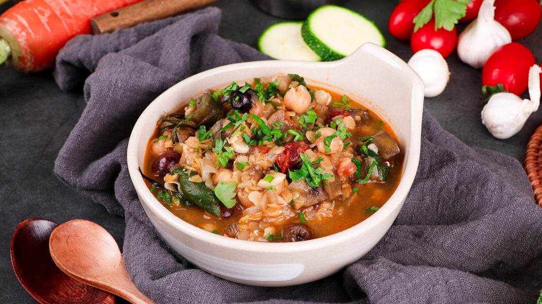 Mediterranean Lentil & Chickpea Stew