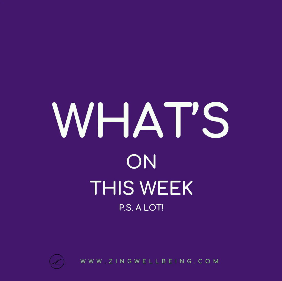 What's on this week 26th August