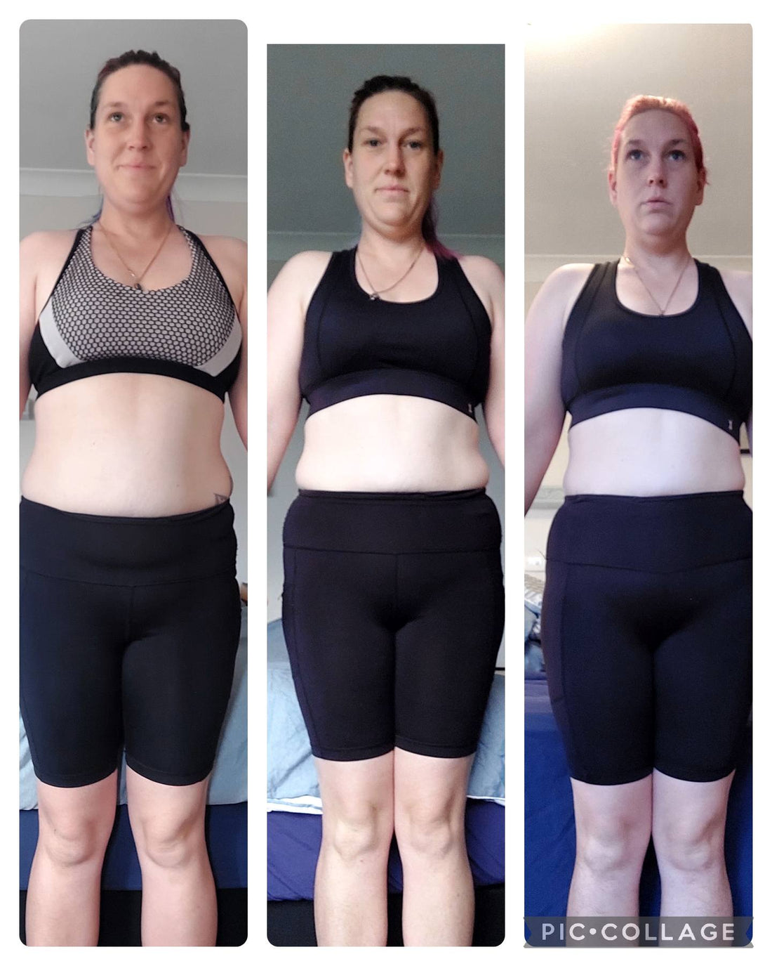 Amy shares her results since commiting to her health