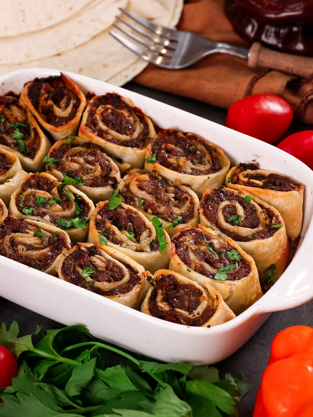 Beef Tortilla Rolls