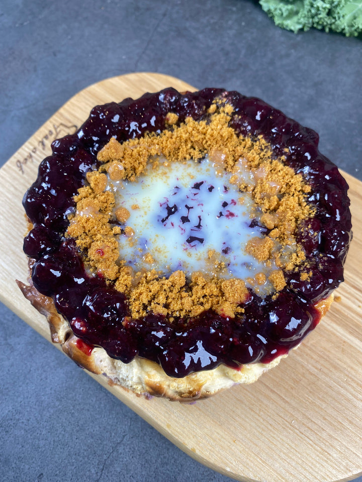 Low Calorie Blueberry Cheesecake