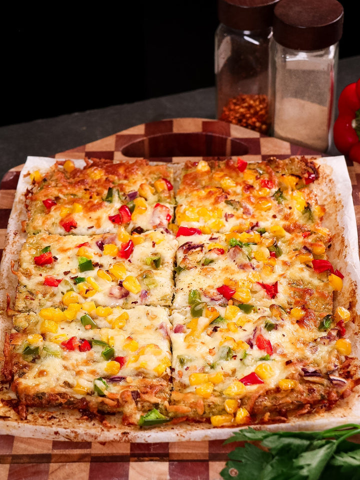 Broccoli Chicken Crust Pizza