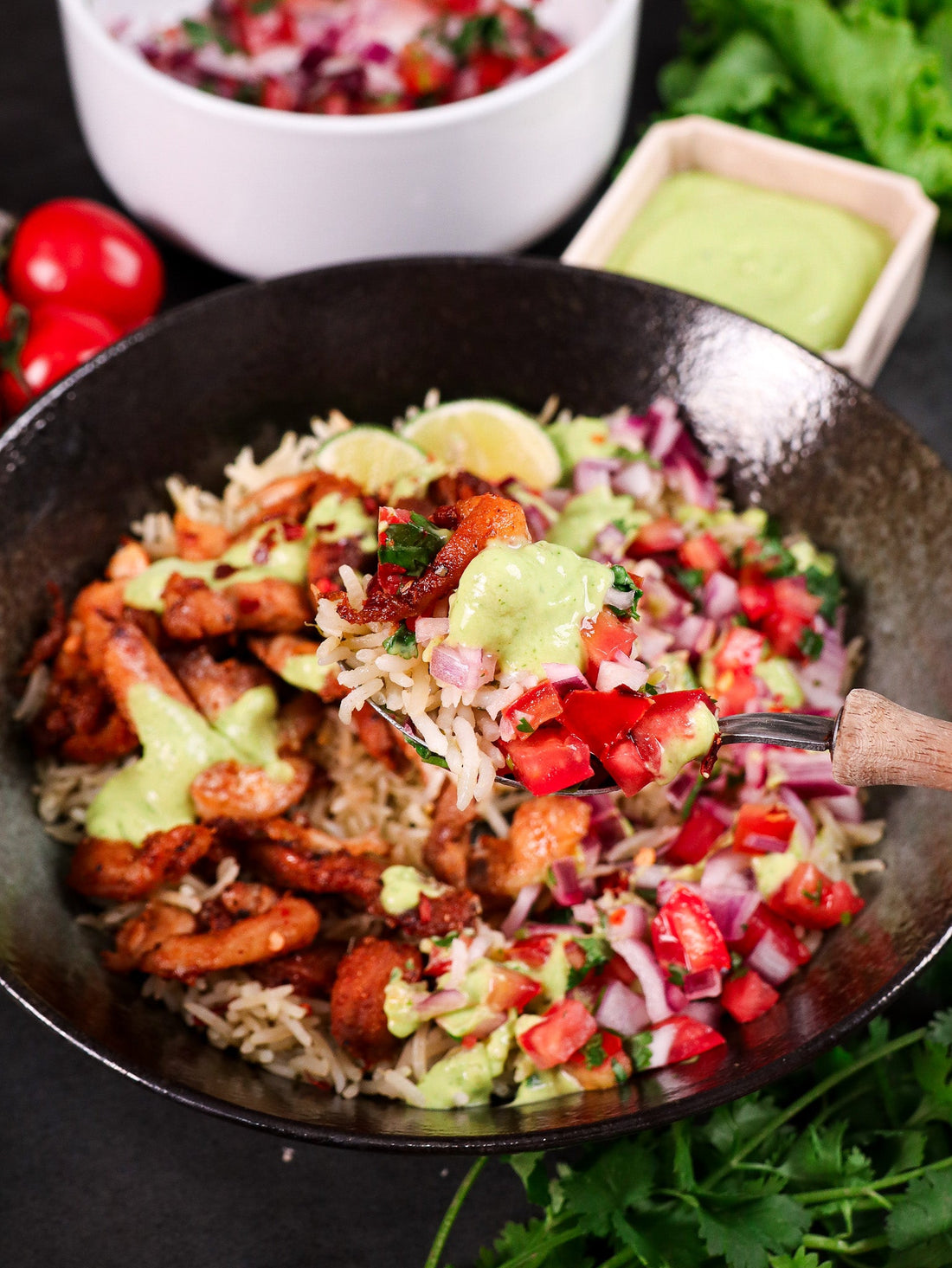 High-protein chicken burrito bowl (gut-healthy, family-friendly and meal-prep perfect)