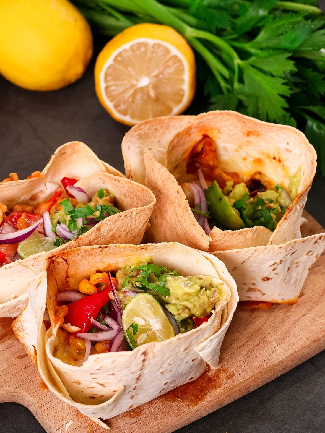 Chicken Fajita Baskets