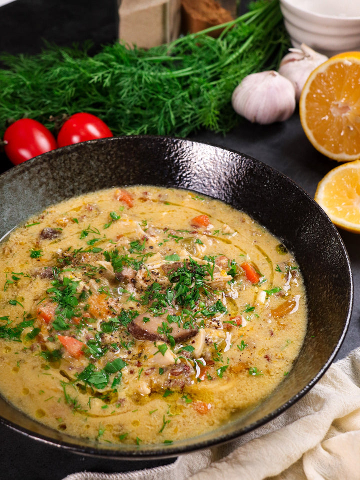 The anti-bloat Greek chicken soup women swear by for gut health and belly fat support