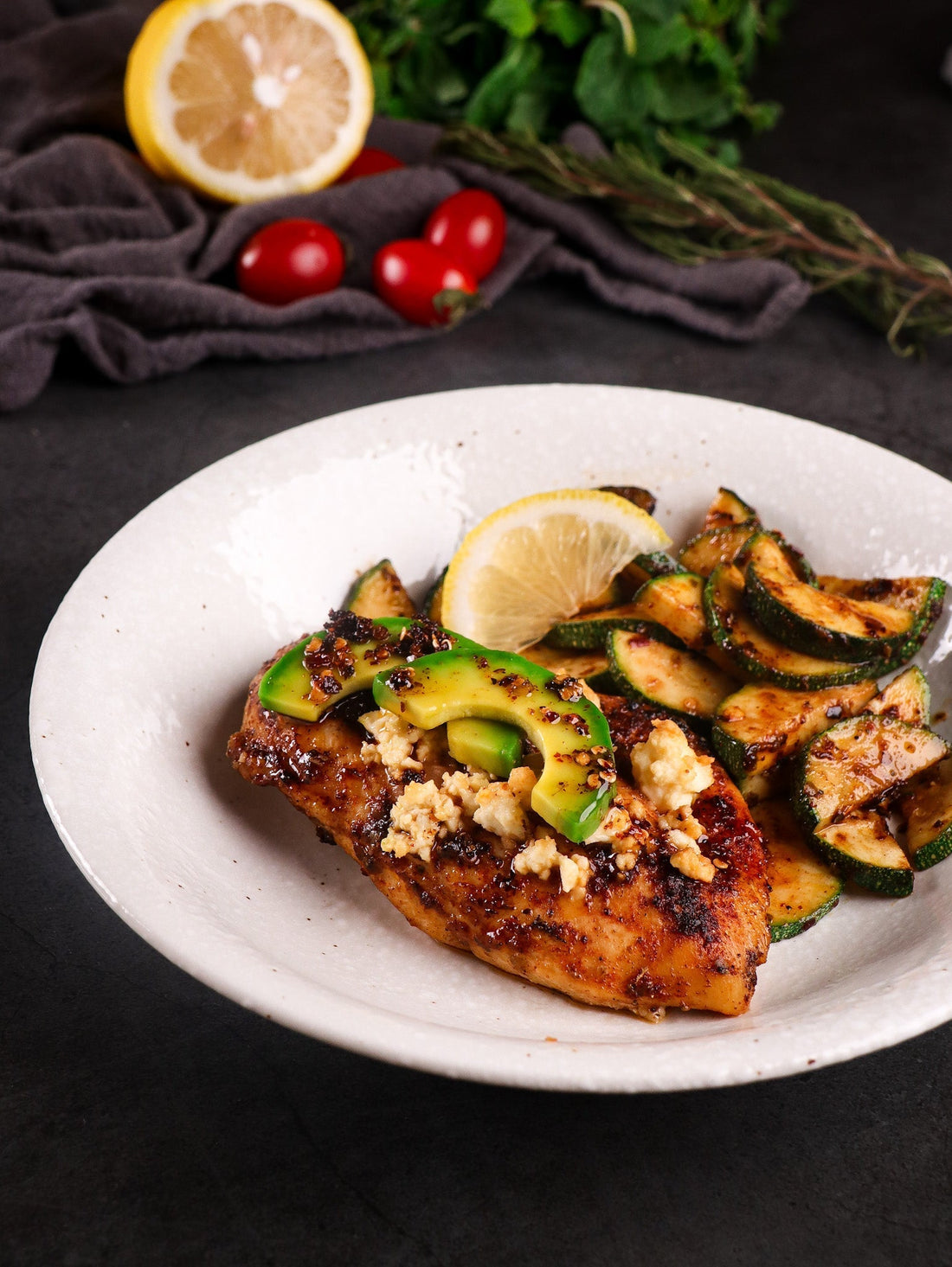 Healthy Low Carb Crunchy Chilli Feta Chicken