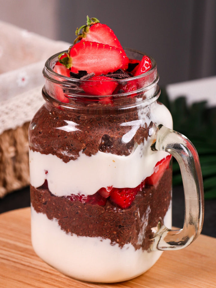 Chocolate Chia Pudding Parfait