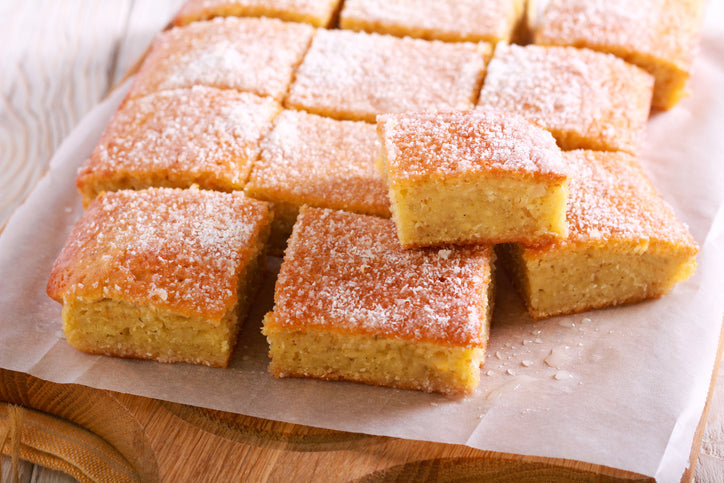 Coconut Tray Bake Recipe - A Healthier Version