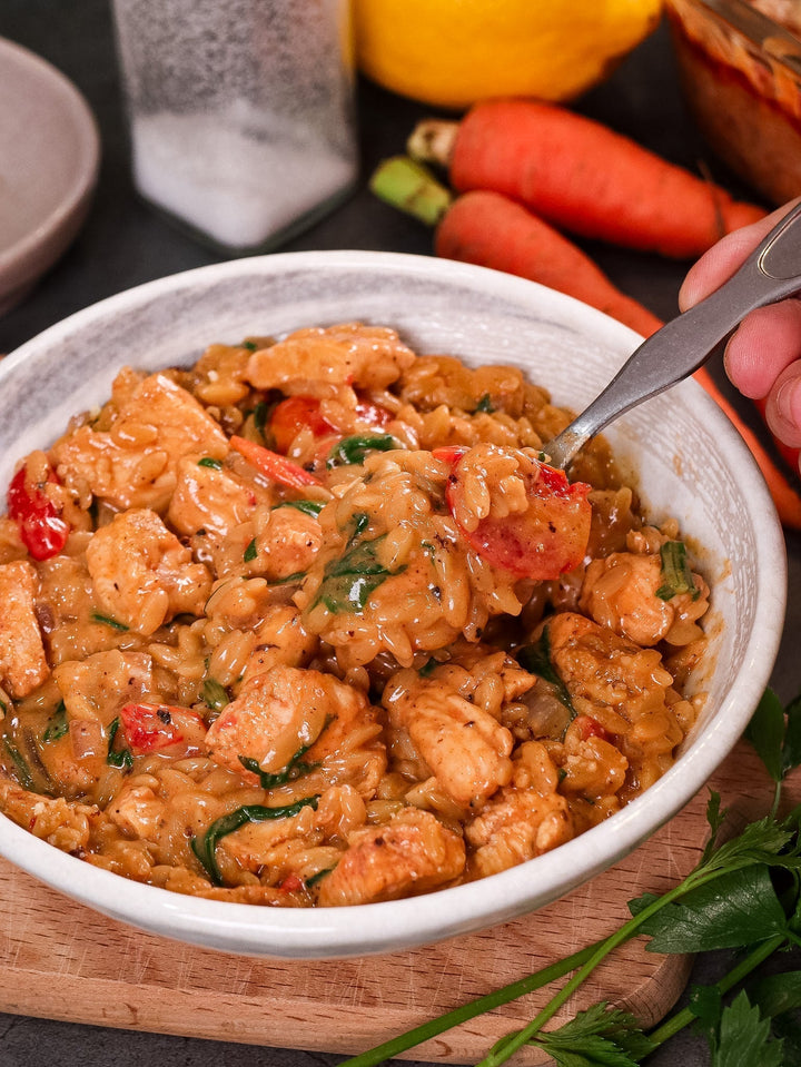 One pot Creamy Chicken Risoni