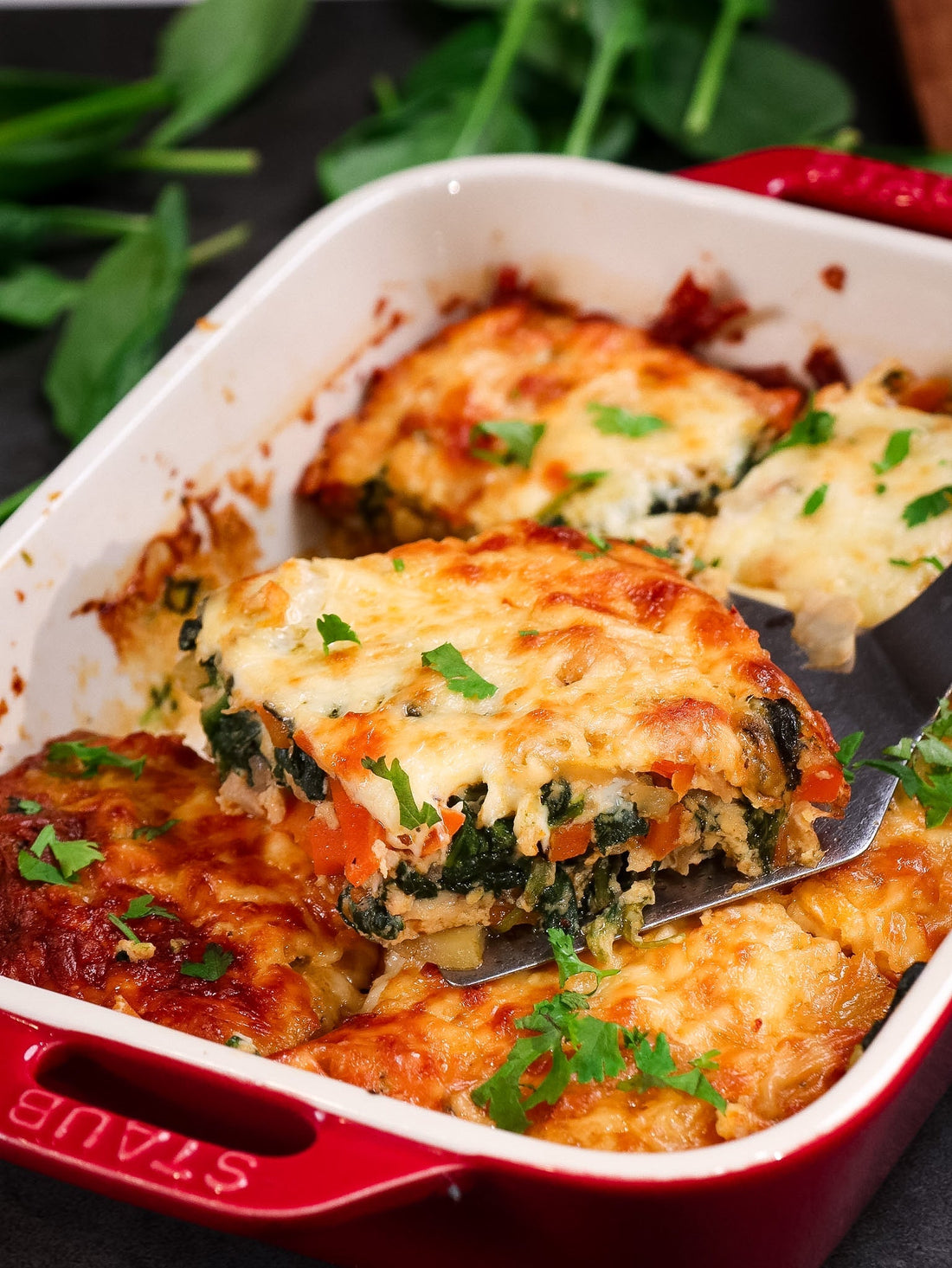Creamy Vegetable & Egg Bake