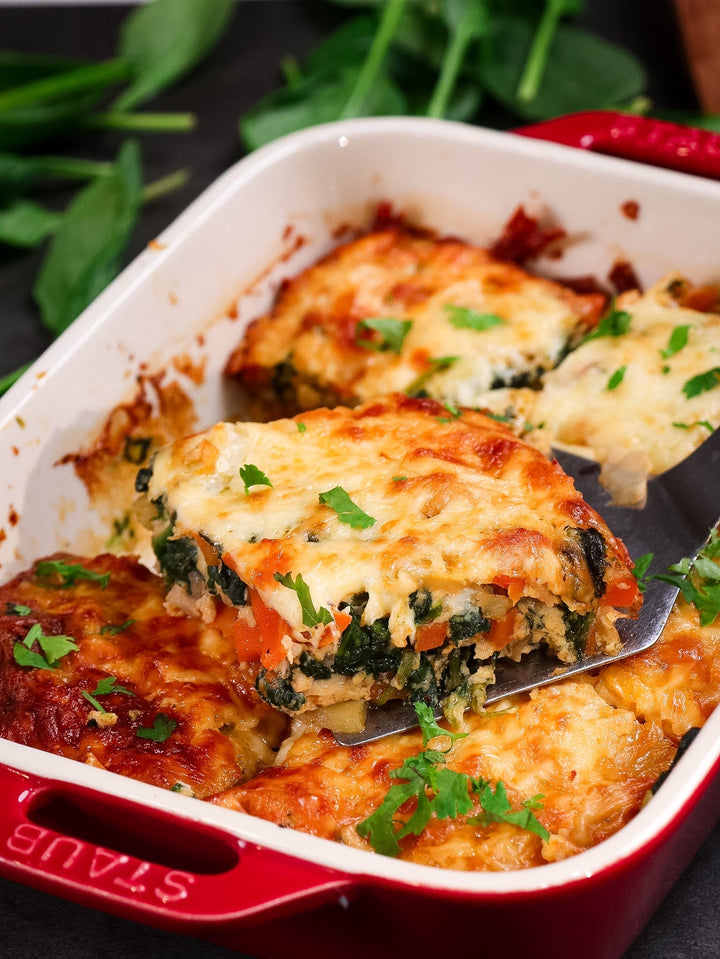 Creamy Vegetable & Egg Bake