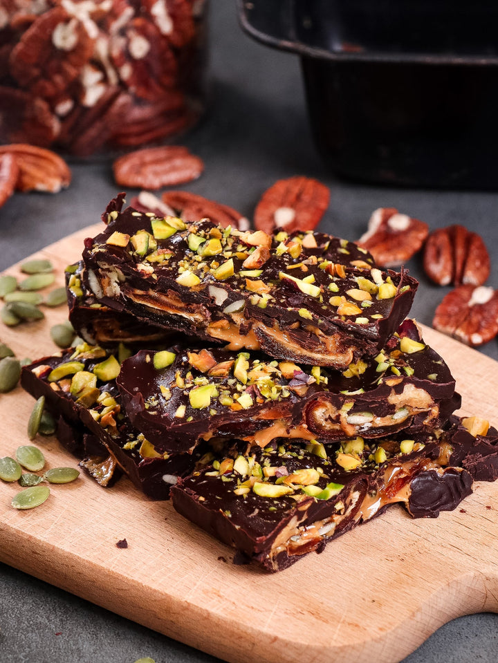 Chocolate Date Nut Bars