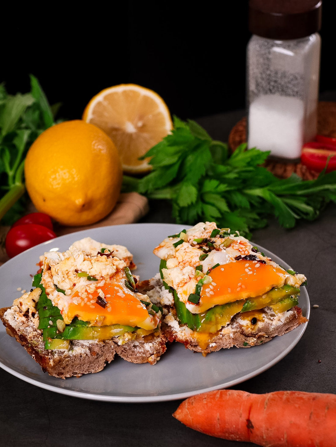 Feta Fried Egg Avocado Toast