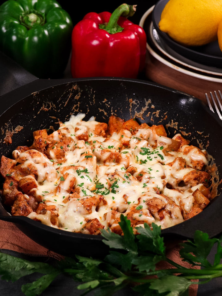 Creamy Garlic Chicken & Potatoes