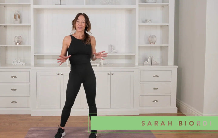 20 min BEGINNER HIIT workout with Sarah