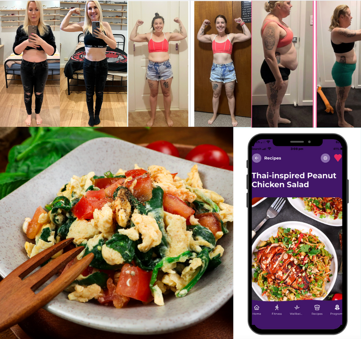 How to lose belly fat: a low carb day on a plate to support gut health and reduce bloating