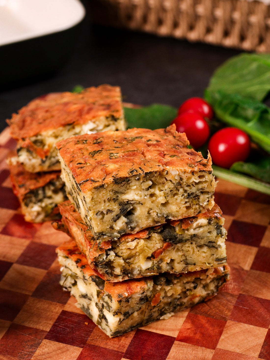 Lentil, Spinach and Feta Pie