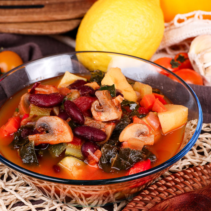 Minestrone Soup with Red Kidney Beans