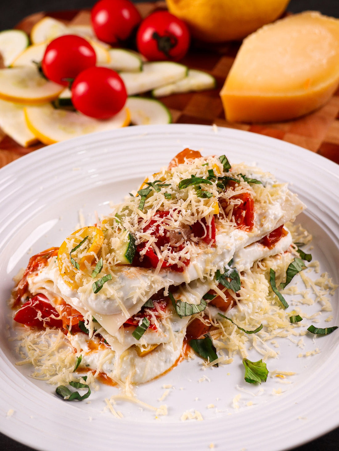 No-bake gut health loving Summer lasagne (high protein & packed with nutrition)