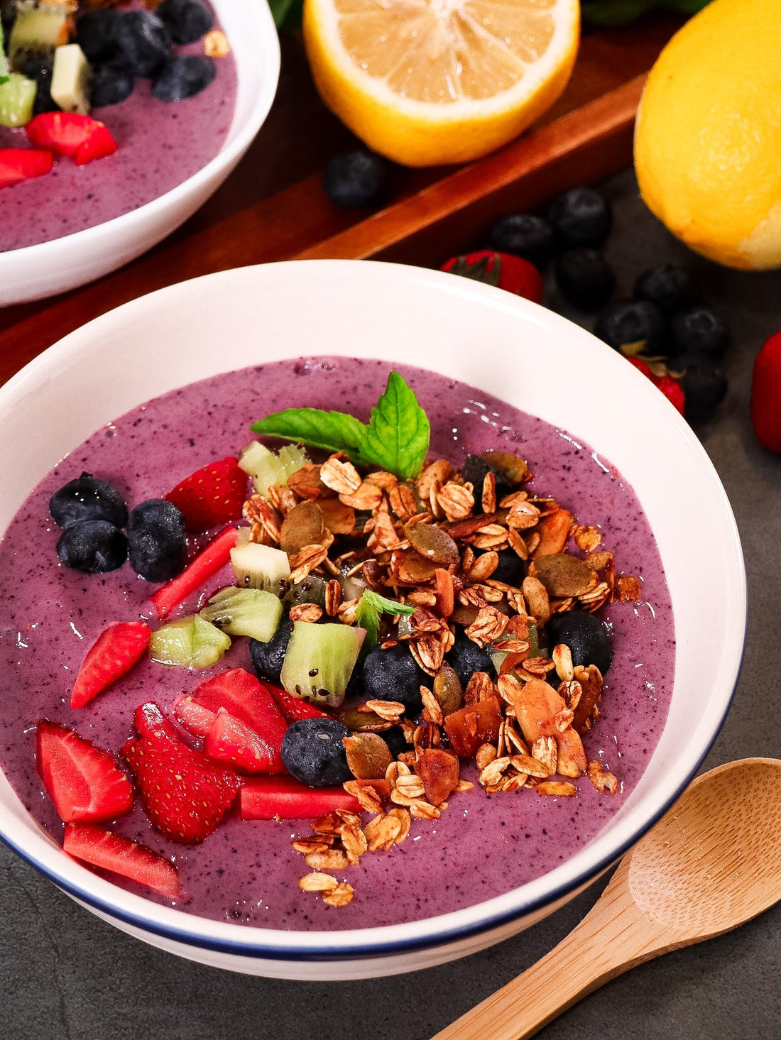 High Protein Berry Smoothie Bowl