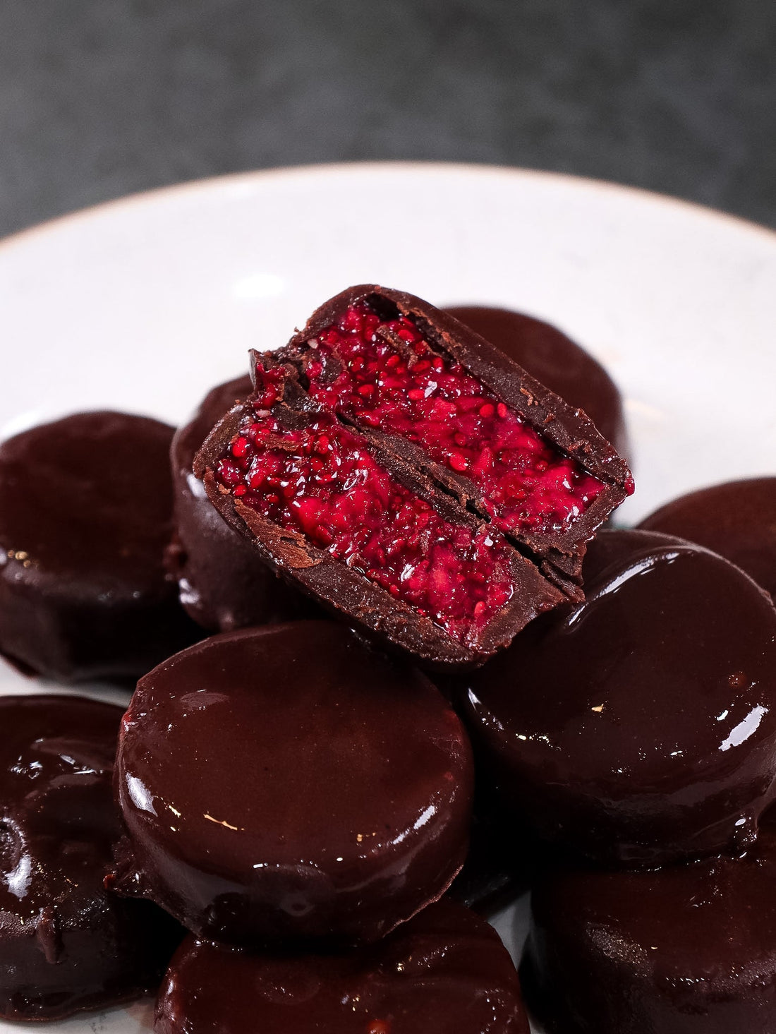 Berry Filled Chocolate Treats