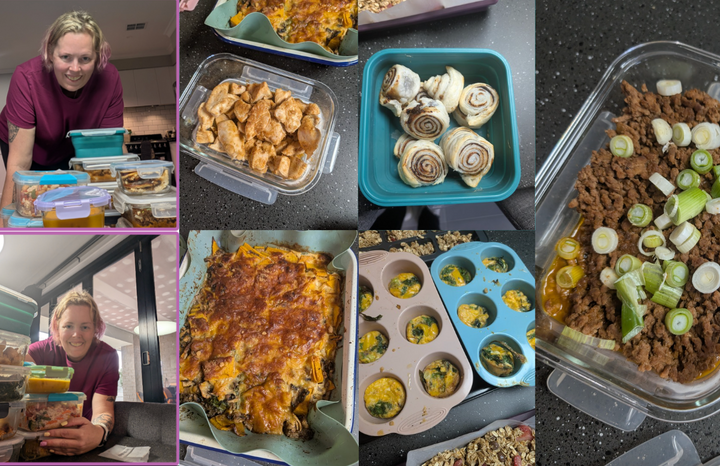 How Sally prepared over 32 healthy meals plus 30 snacks for $180 in one afternoon