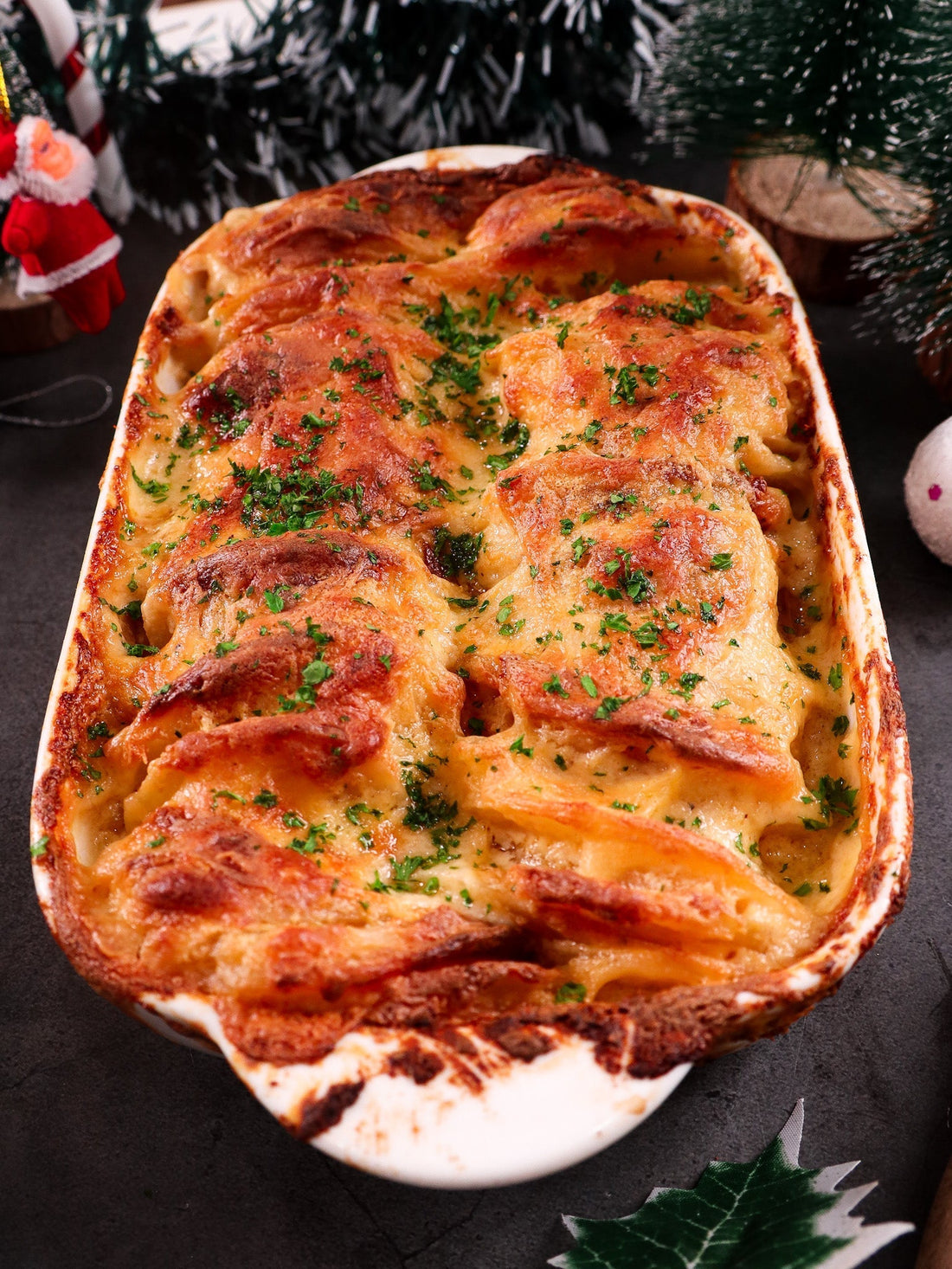 Cheesy high-protein scalloped potatoes (a healthier comfort food that supports your bones, gut & hormones)