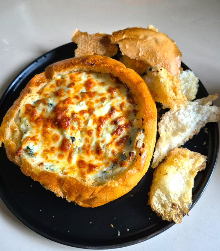 Air Fryer Spinach Cobb