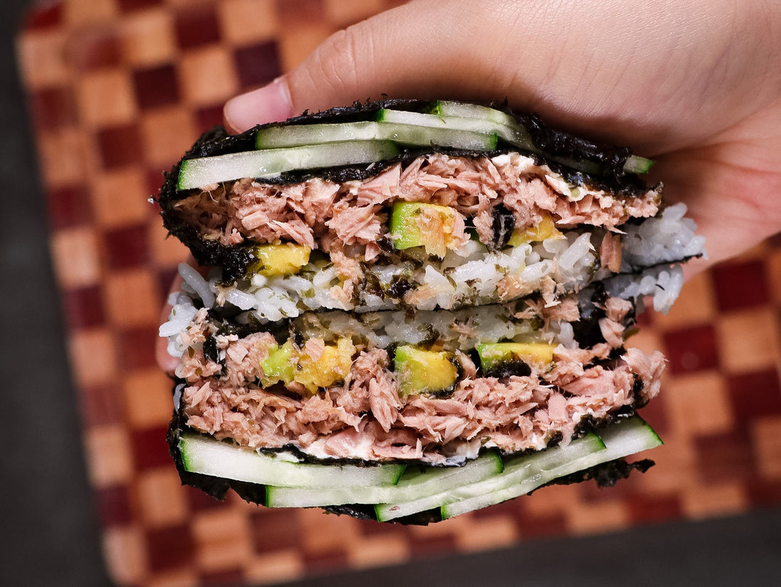High-Protein Tuna Seaweed Wrap