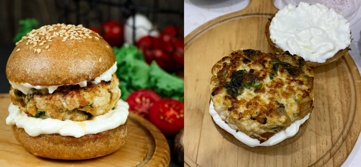 Moroccan Spiced Turkey Burgers With Feta