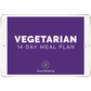 14 Day Vegetarian Meal Plan