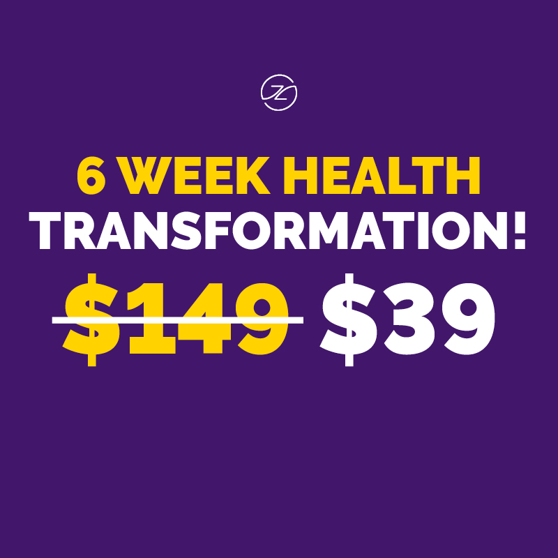 6 Week Health Transformation for $39 then $49 monthly (save 50%)